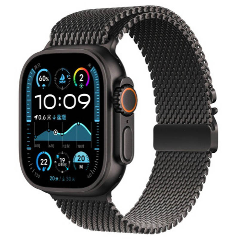 Фото Ремінець Milanese Loop New Design для Apple Watch 38/40/41/42mm (Black) на vchehle.ua