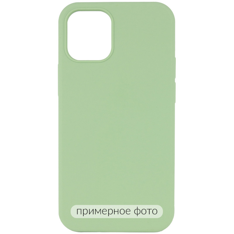 Чехол Silicone Case Full Protective (AA) NO LOGO для Apple iPhone 16 Plus (6.7") (Мятный / Mint)