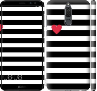 

Чохол Чорно-білі смуги на Huawei Mate 10 Lite 752099