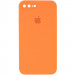 Чохол Silicone Case Square Full Camera Protective (AA) на Apple iPhone 7 plus / 8 plus (5.5") (Помаранчевий / Papaya)