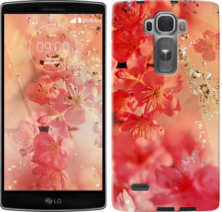 

Чехол Розовые цветы для LG G Flex2 324097