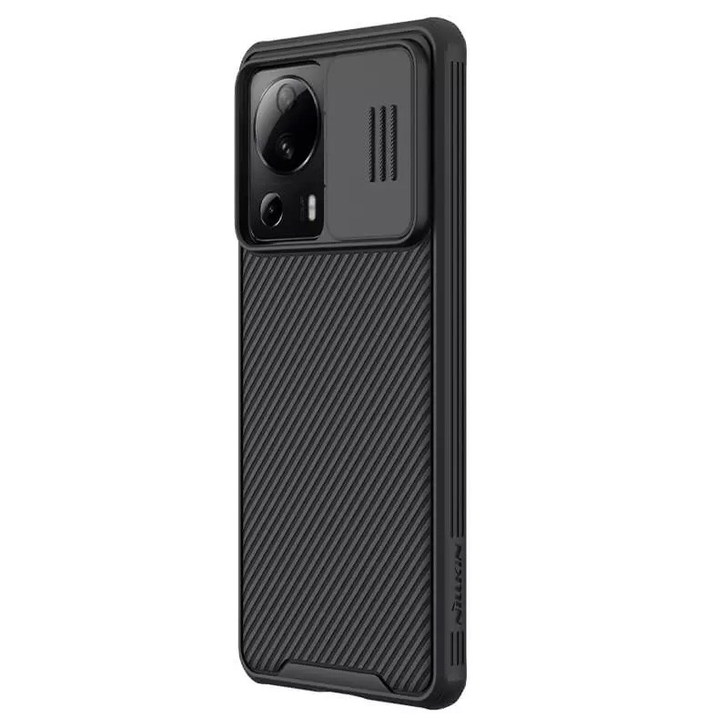 Фото Карбонова накладка Nillkin CamShield Pro на Xiaomi 13 Lite / Civi 2 (Black) в маназині vchehle.ua