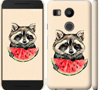 

Чохол Єнотик з кавуном на LG Nexus 5X H791 799759