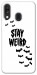 Чехол Stay Weird для Galaxy A40 (2019)