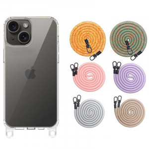 Чохол TPU Transparent with Straps для iPhone 13