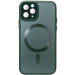 Чохол TPU+Glass Sapphire Midnight with Magnetic Safe на Apple iPhone 12 Pro Max (6.7") (Зелений / Forest green)