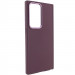 TPU чехол Bonbon Metal Style для Samsung Galaxy S23 Ultra (Бордовый / Plum)