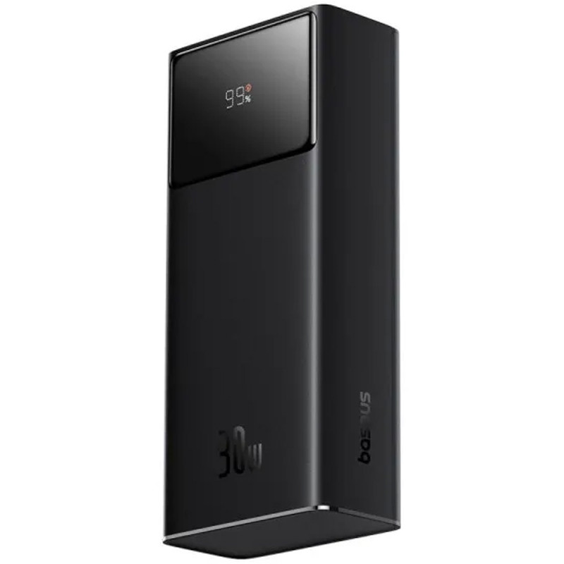 Фото Портативное ЗУ Baseus Star-Lord Digital Display 30W 30000 mAh (P10022905113-00) (Cluster Black) на vchehle.ua