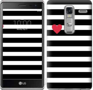 

Чехол Черно-белые полосы для LG H650E Zero / Class 751883