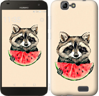 

Чехол Енотик с арбузом для Huawei Ascend G7 799993