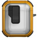 Футляр противоударный Locking Button для наушников Airpods 1/2 (Yellow)