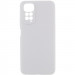 Чехол TPU GETMAN Liquid Silk Full Camera для Xiaomi Redmi Note 11 (Global) / Note 11S (Белый / White)