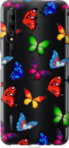 Чехол Красочные мотыльки для Huawei P Smart S