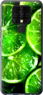 Чехол Зелёные дольки лимона для Tecno Camon 16 SE CE7j