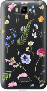 

Чехол Цветочный фон v2 для Huawei Honor Bee 1440383