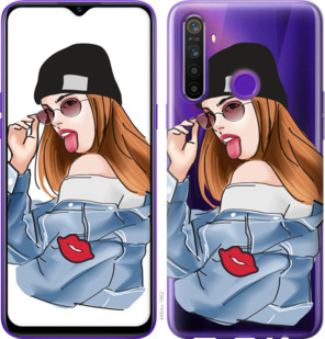 

Чехол Девушка v3 для Realme 5 919758