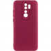 Чехол Silicone Cover Lakshmi Full Camera (A) для Xiaomi Redmi Note 8 Pro (Бордовый / Marsala)