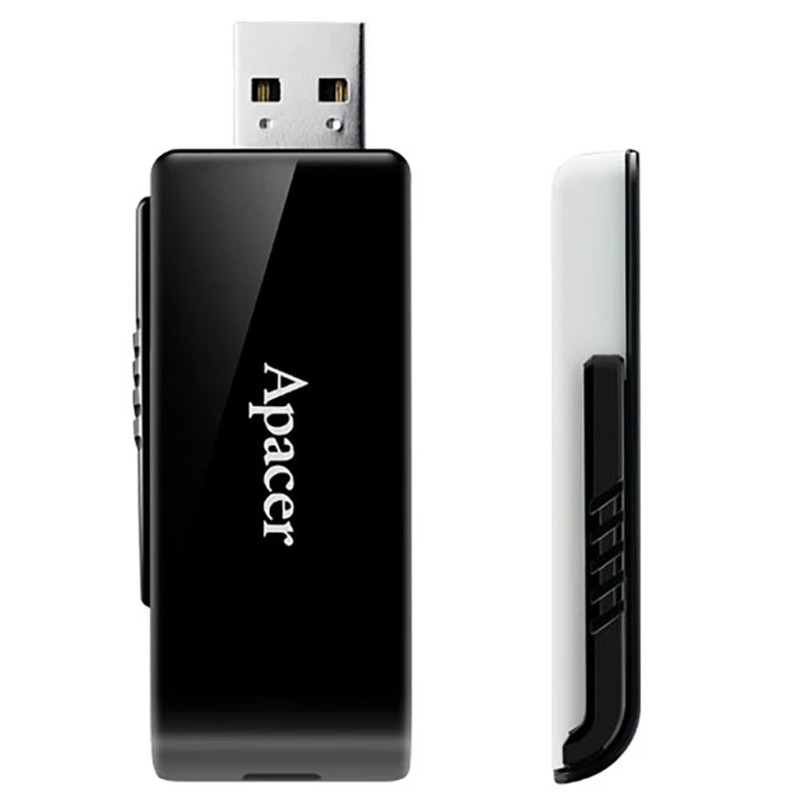 Фото Флеш накопитель Apacer USB 3.2 AH350 64Gb (Black) на vchehle.ua