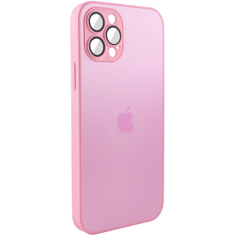 Фото Чохол TPU+Glass Sapphire matte case на Apple iPhone 13 Pro (6.1") (Chanel Pink) на vchehle.ua