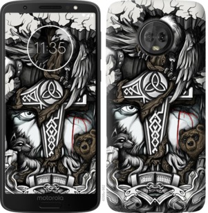Чехол Тату Викинг для Motorola Moto G6
