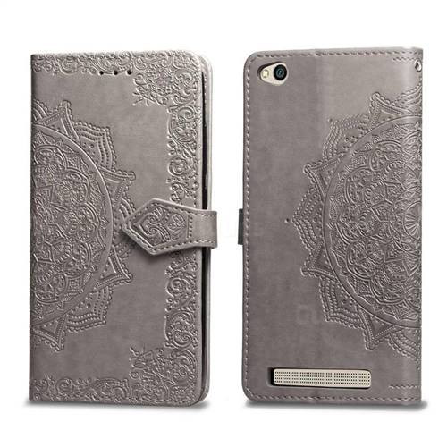 Фото Кожаный чехол-книжка Art Case с визитницей для Xiaomi Redmi 4a (Серый) в магазине vchehle.ua