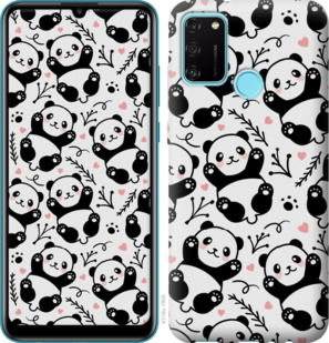 Чохол Панди на Huawei Honor 9A