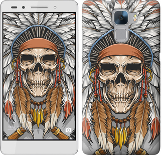 

Чехол Череп индейца для Huawei Honor 7 641266