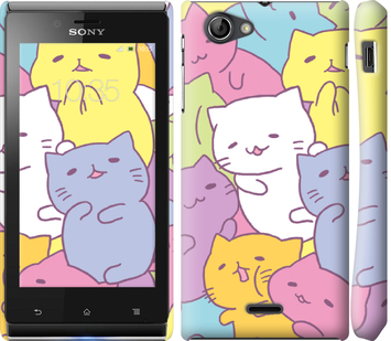 

Чохол Котики на Sony Xperia J ST26i 565610