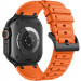 Фото Ремешок Hoco WA35 Emir series thickened silicone strap для Apple watch 44/45/46/49mm (Orange) на vchehle.ua