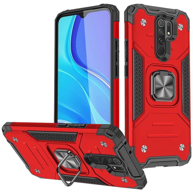 

Ударостійкий чохол Union Ring for Magnet на Xiaomi Redmi 9 (Червоний) 1200696