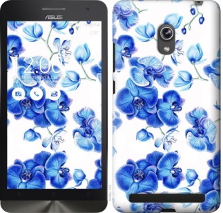 

Чехол Голубые орхидеи для Asus ZenFone 6 A600CG 725353