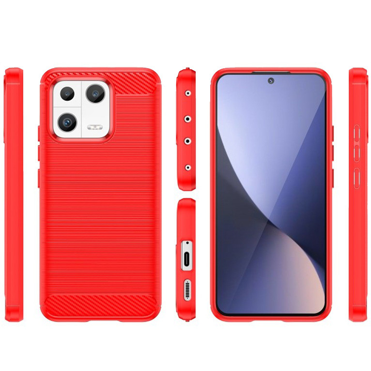 Фото TPU чохол Slim Series на Xiaomi 13 (Червоний) на vchehle.ua