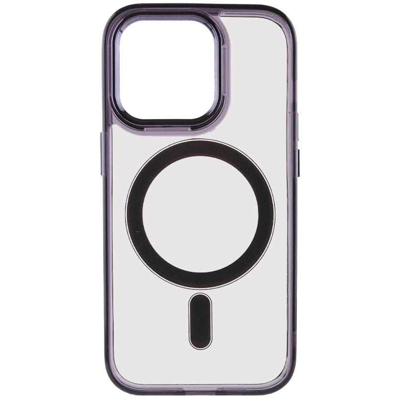 Чехол TPU Iris with Magnetic safe для Apple iPhone 14 Pro (6.1") (Черный)