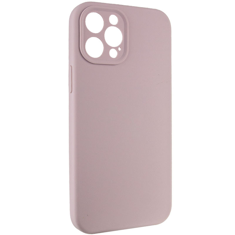 Фото Чохол Silicone Case Full Camera Protective (AA) NO LOGO на Apple iPhone 12 Pro (6.1") (Сірий / Lavender) на vchehle.ua