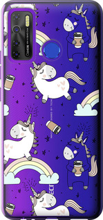 

Чохол Єдиноріг і кава на Tecno Spark 5 Pro KD7 1607333