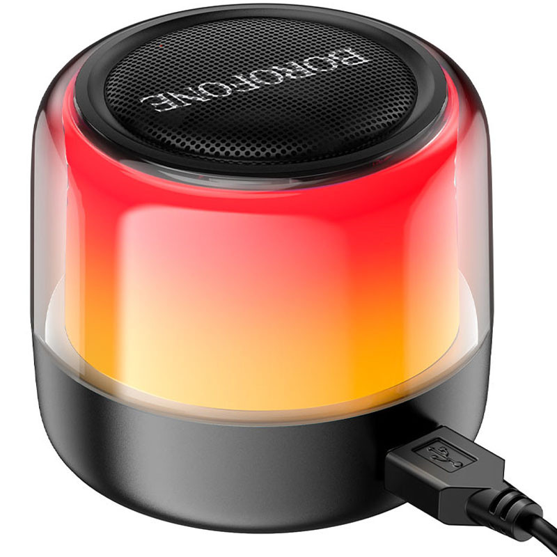 Фото Bluetooth колонка Borofone BP12 Colorful BT wired 2-in-1 computer speaker (Black) на vchehle.ua