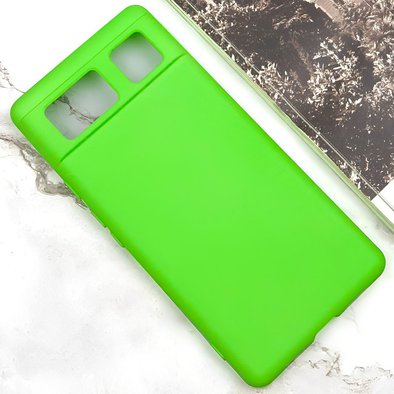 Фото Чехол Silicone Cover Lakshmi (A) для Google Pixel 6 (Салатовый / Neon Green) на vchehle.ua