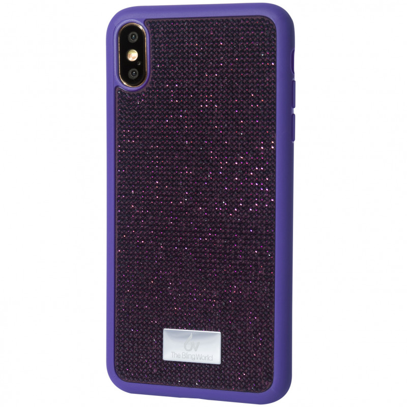 

TPU чехол Bling World Grainy Diamonds для Apple iPhone X / XS (5.8") (Фиолетовый) 761451