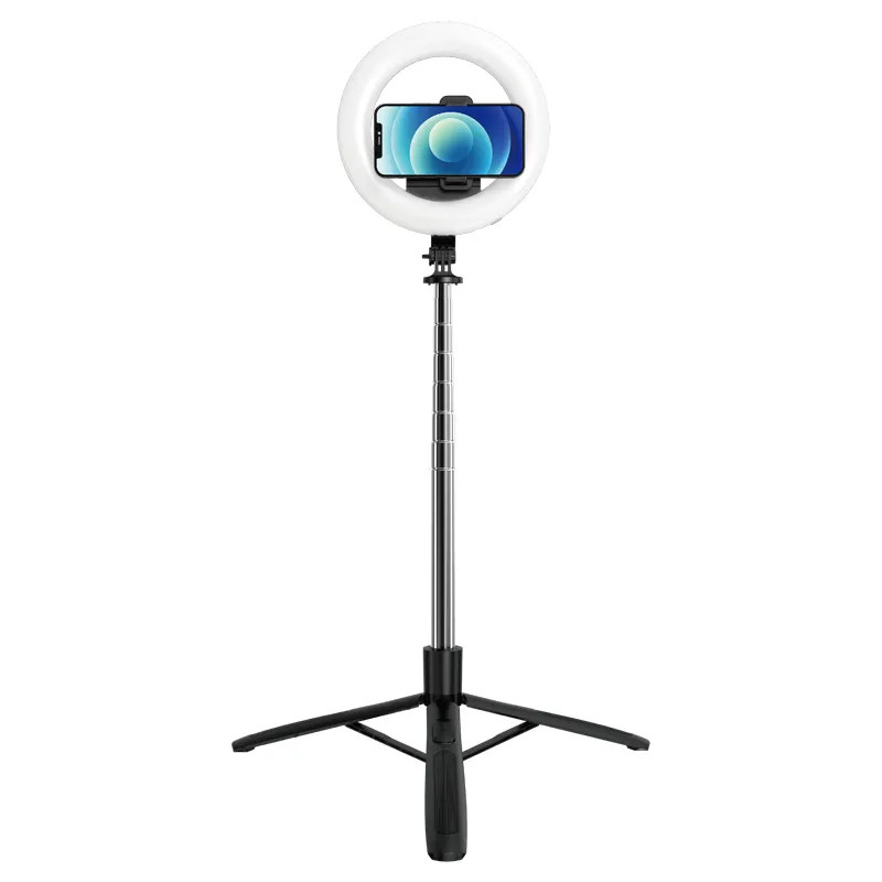Монопод с кольцевой LED лампой Usams US-ZB241 Portable LED Ring Light With Tripod (Max 1.68m) (Black)