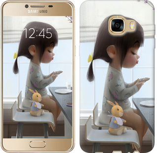 

Чехол Милая девочка с зайчиком для Samsung Galaxy C5 C5000 636422