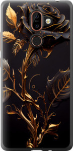 Чехол Роза 3 для Nokia 7 Plus