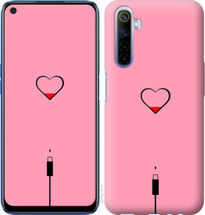 

Чехол Подзарядка сердца1 для Realme 6 919931