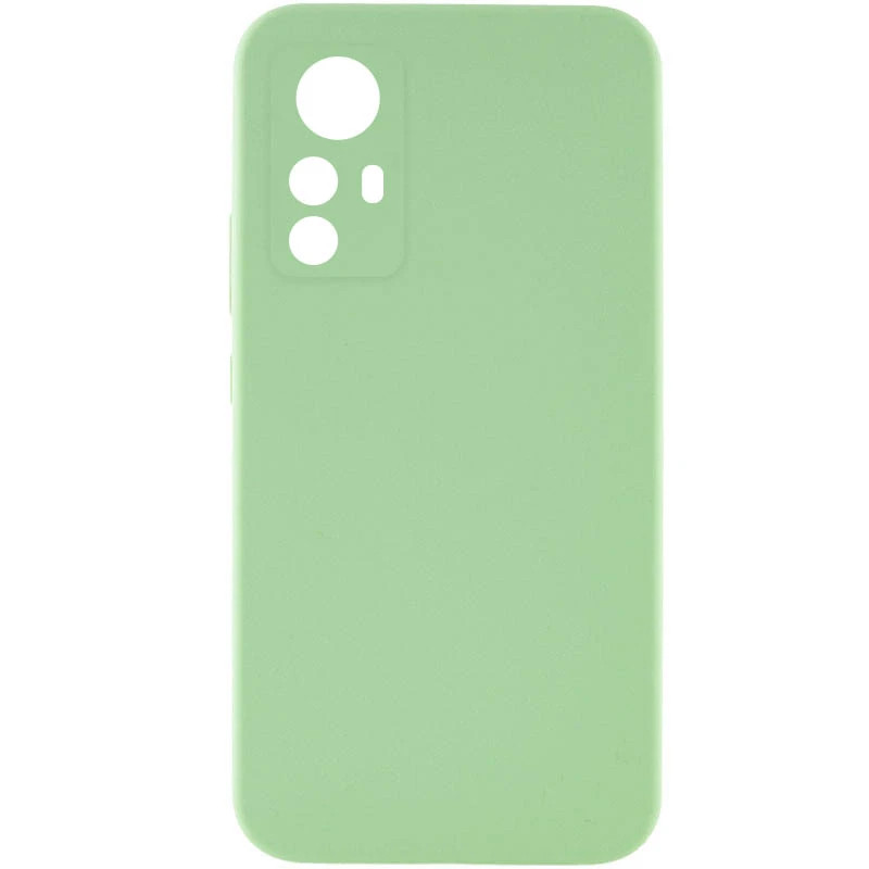 Чехол TPU GETMAN Liquid Silk Full Camera для Xiaomi Redmi Note 12S (Зеленый / Pistachio)