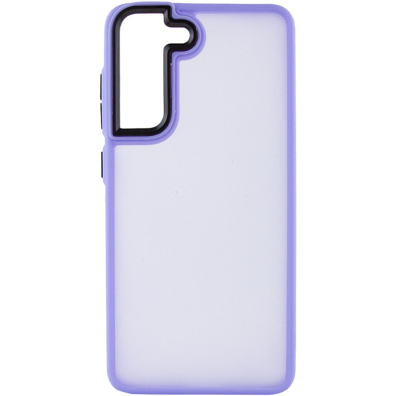 Фото Чехол TPU+PC Lyon Frosted для Samsung Galaxy S21 FE (Purple) на vchehle.ua