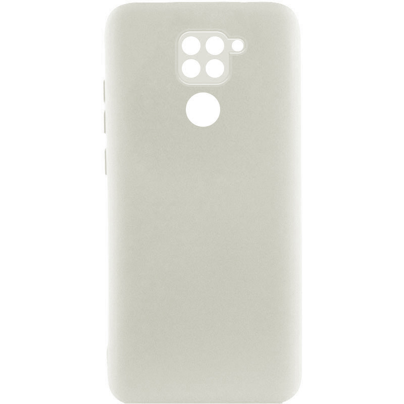 Чехол Silicone Cover Lakshmi Full Camera (A) для Xiaomi Redmi Note 9 / Redmi 10X (Песочный / Sand)