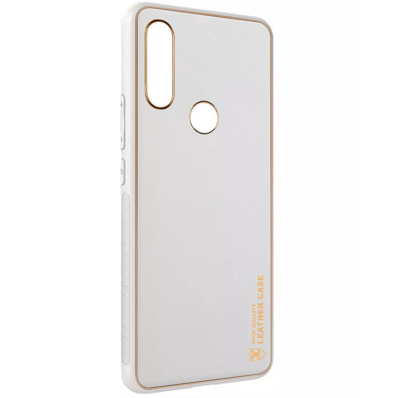 Шкіряний чохол Xshield на Xiaomi Redmi Note 7 / Note 7 Pro / Note 7s (Білий / White)