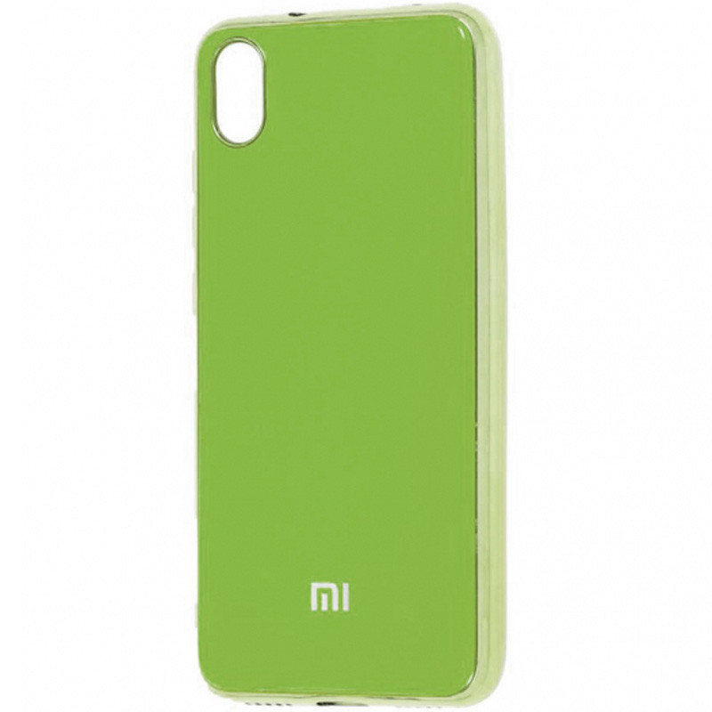 

TPU чехол GLOSSY LOGO для Xiaomi Redmi 7A (Салатовый) 713689