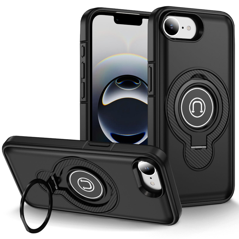 TPU+Textured PC Magnet для Apple iPhone 16e (6.1") (Black)