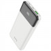 Уцінка Портативний ЗП Power Bank Hoco J102 Cool figure PD20W+QC3.0 10000 mAh (Розкрита упаковка / White)