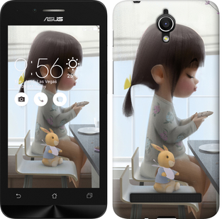 

Чехол Милая девочка с зайчиком для Asus ZenFone Go ZC451TG 636789